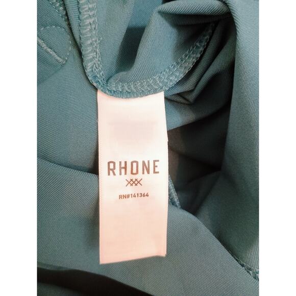 Rhone Pants Mens 35x32 Teal Commuter Chino Performance Utility Work Preppy Golf - Picture 9 of 11